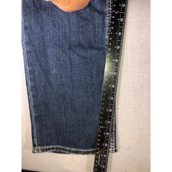 BKE Jake Straight Leg Jeans Mens 32x32 Dark Wash Stretch Denim long/tall - Picture 3 of 8